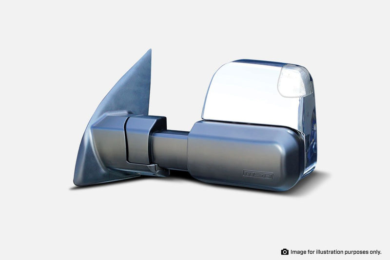 MSA 4x4 Mitsubishi Triton Chrome Towing Mirrors