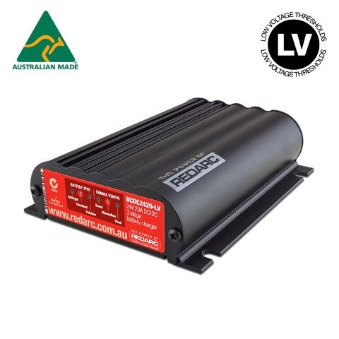 REDARC 24V 20A Low Voltage Under Bonnet DC Battery Charger