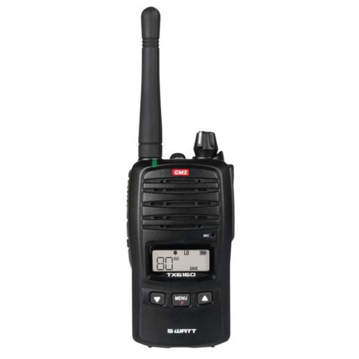 GME 5/1 Watt IP67 UHF CB Handheld Radio