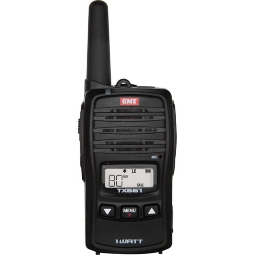 GME 1 Watt UHF CB Handheld Radio