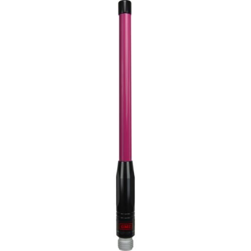 GME 465mm Antenna Whip (2.1dBi Gain) Pink/Black