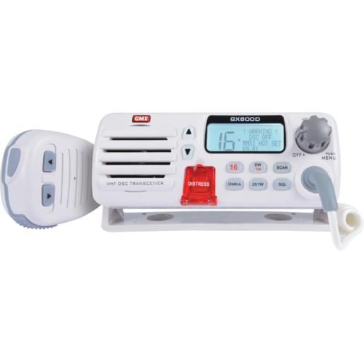 GME VHF Marine Radio with DSC White