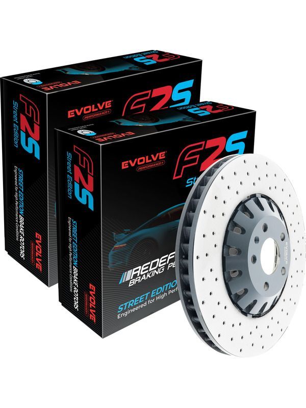 Bremtec BDR22925REV Evolve F2S Performance Disc Brake Rotor Pair