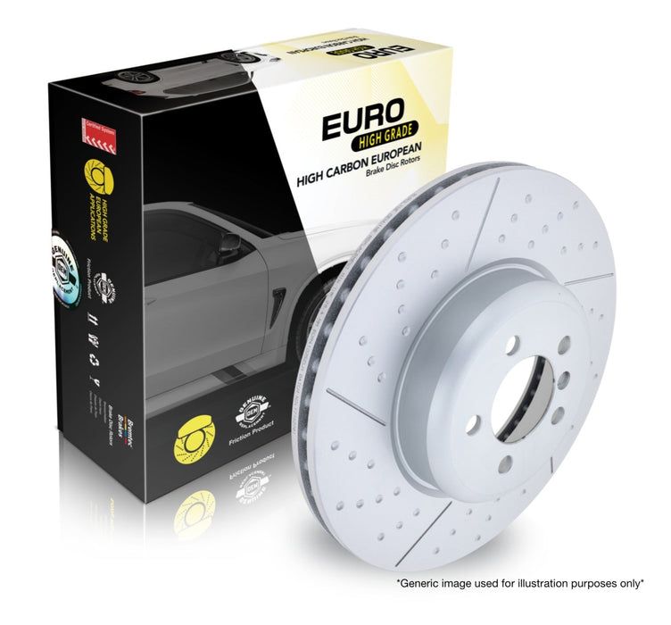 Bremtec BDR2002ELH Euro-Line H-Grade Disc Brake Rotor Pair