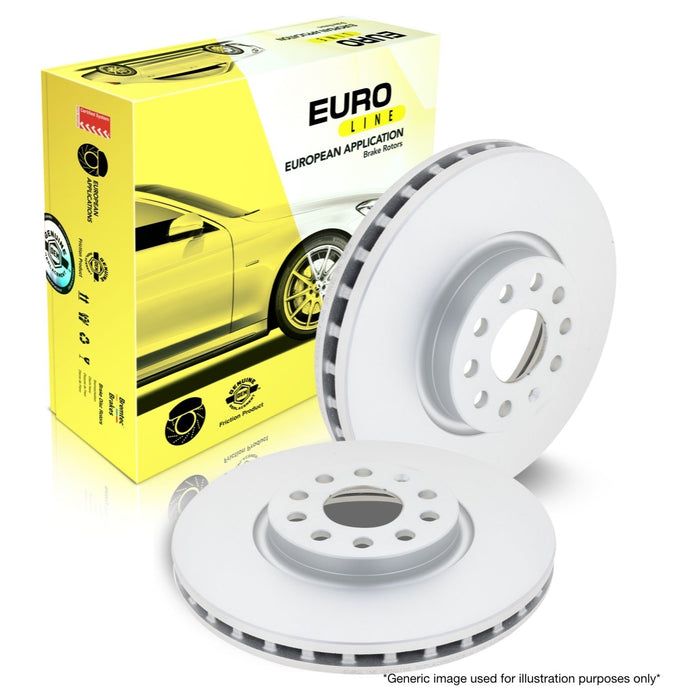 Bremtec BDR26070EL Euro-Line Disc Brake Rotor Pair