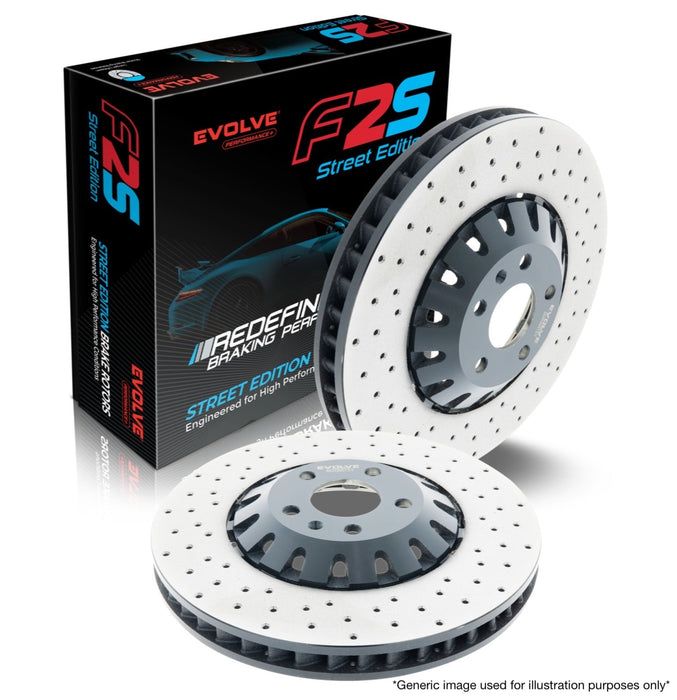 Bremtec BDR90088LEV Evolve F2S Performance Brake Rotor Single Left