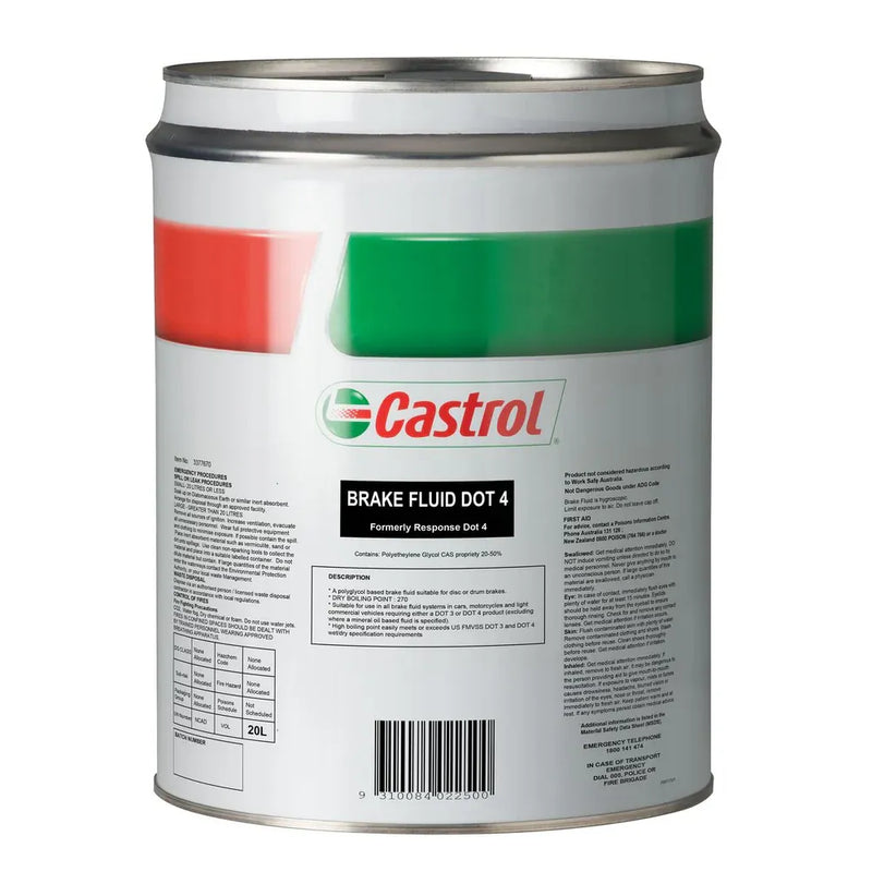 Castrol Brake Fluid DOT 4 20L 3377670