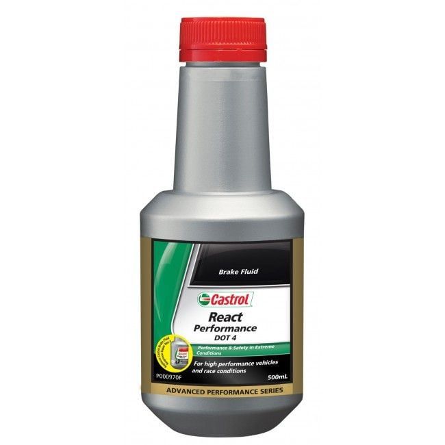 Castrol React Performance Brake Fluid DOT 4 500ML 3377737