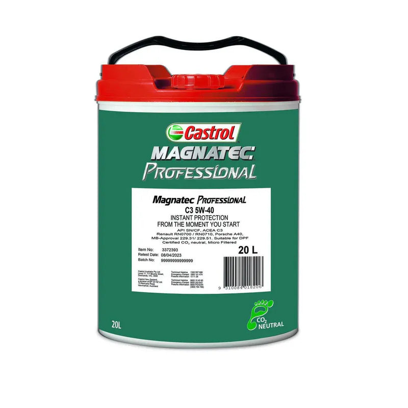 Castrol Magnatec Professional Engine Oil 5W40 C3 20L 3372393