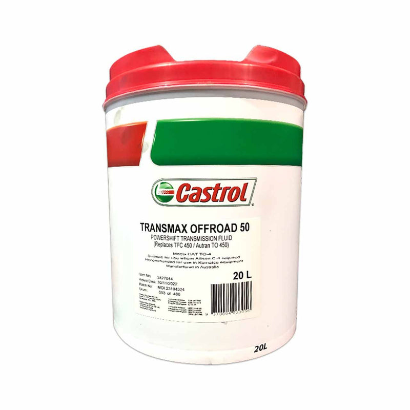 Castrol Transmax Offroad 50 Transmission Fluid 20L 3427644