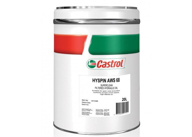 Castrol Hyspin AWS 68 Hydraulic Fluid 20L 3334435