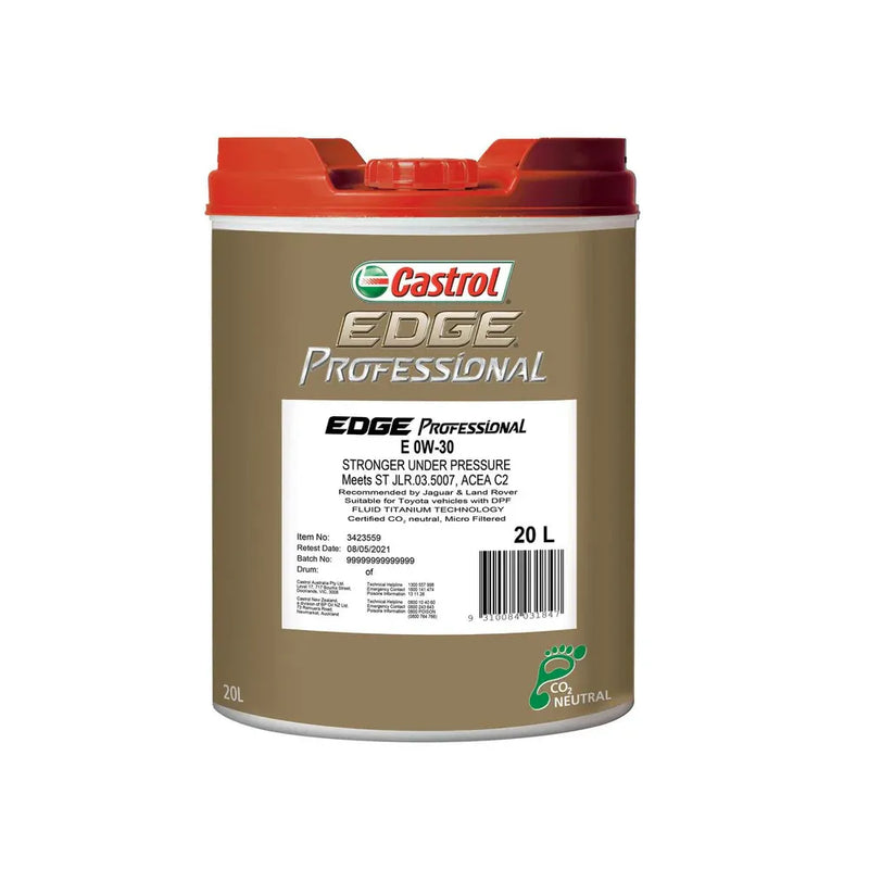 Castrol EDGE Professional E Engine Oil 0W30 20L 3423559