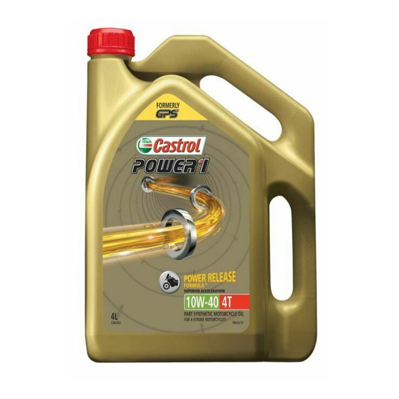 Castrol Power 1 4T 10W40 4L Motorcycle Engine Oil 3384362