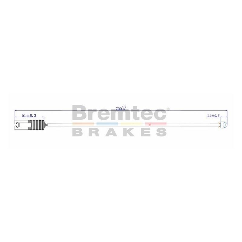 Bremtec BTS18 Euro-Line Brake Wear Sensor