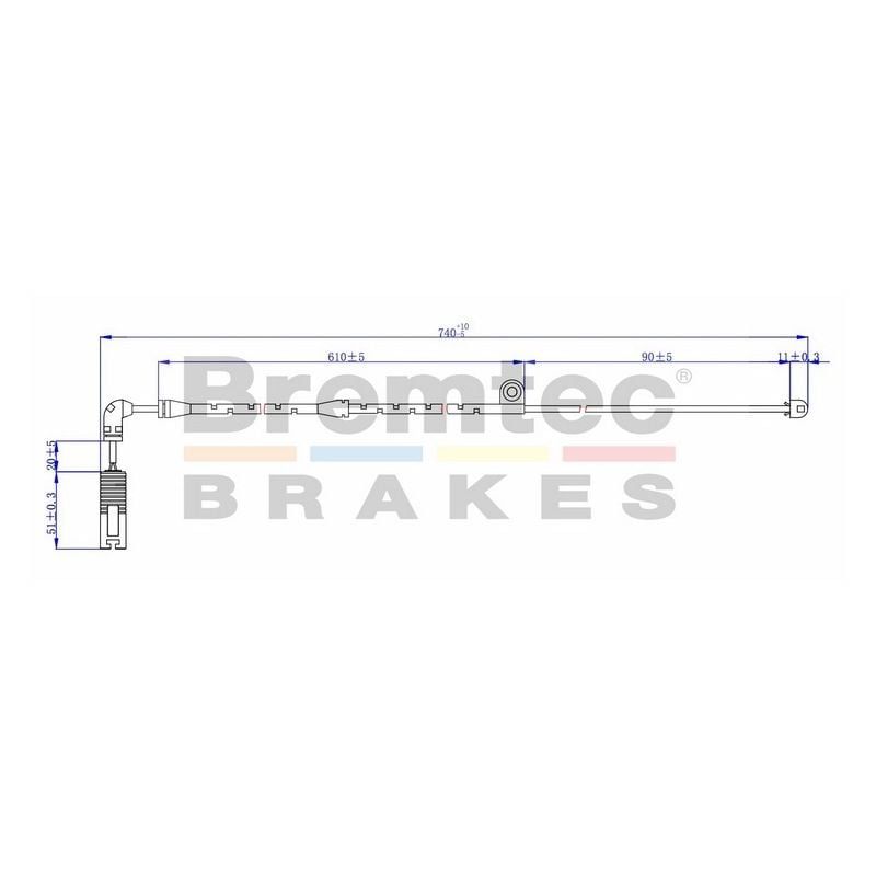 Bremtec BTS31 Euro-Line Brake Wear Sensor