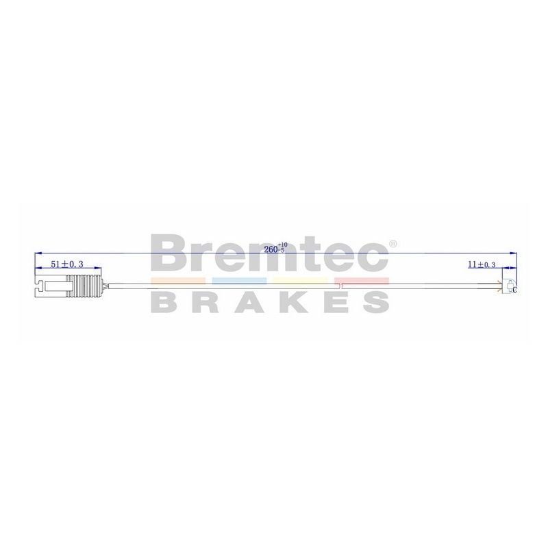 Bremtec BTS20 Euro-Line Brake Wear Sensor