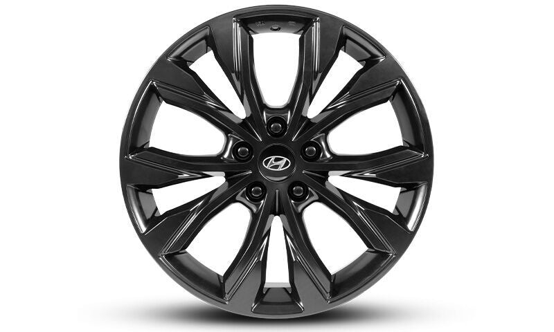 18" Osan satin black single alloy wheel