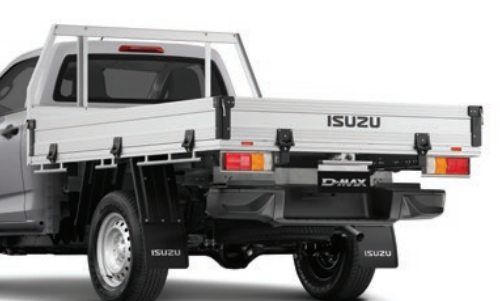 Isuzu DMAX Tray Mudflaps 9PMFDMAX4