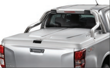 Isuzu 3 Piece Hard Tonneau Alpine White 08D1EGHT02