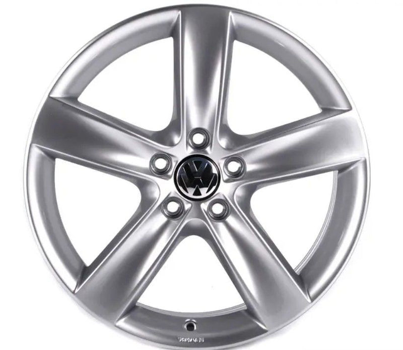 Alloy Wheel, 18 x 7.5, Topas, Silver(Rear axle camber has to be set to -1 45 to provide sufficient wheel clearance)