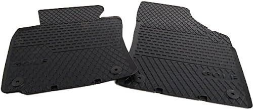 Rubber Floor Mats, Front, Round Clips