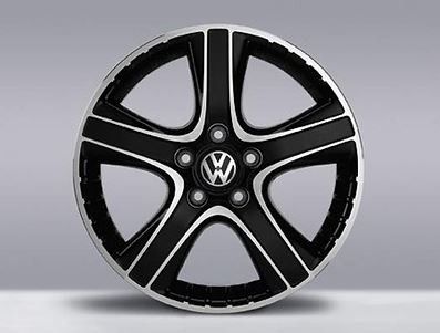 Alloy Wheel "Dakar" 8J x 18" (Gloss Black with polished alloy highlights)