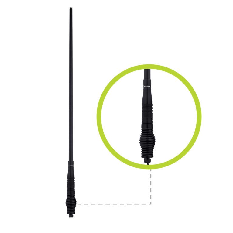 Oricom 6.5dBi UHF CB Antenna with Large Barrel Spring base